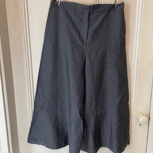 COPY - COS wide leg linen crop pants
